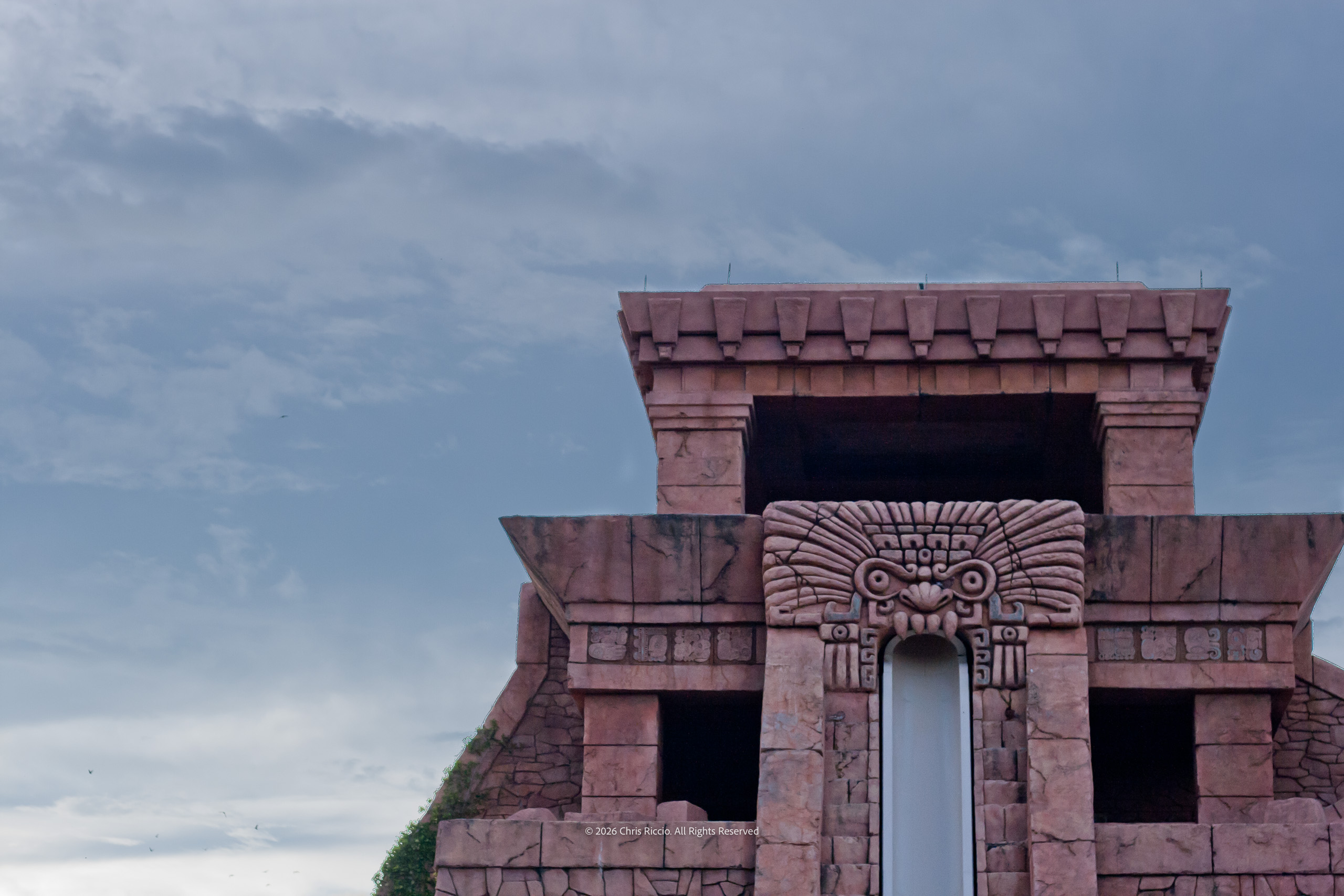 Water slide of the Aztecs